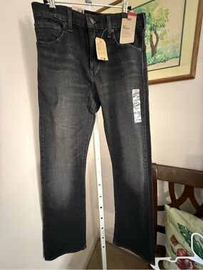 MENS Levi 517 Black Boot Cut Jeans. NWT. Size 30/32